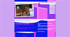 Desktop Screenshot of dulwichridingschool4kids.co.uk